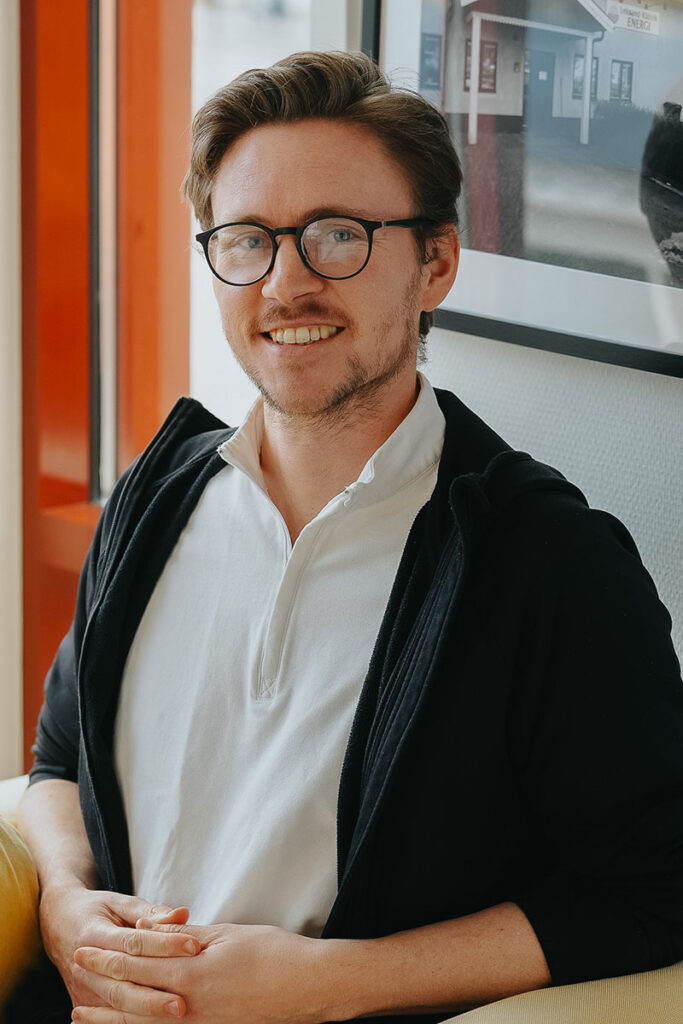 Oscar Niklasson, nätplanerare och projektör på Dala Energi